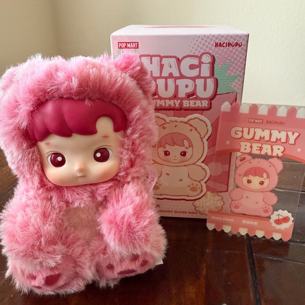 Authentic Pop Mart Hacipupu -Gummy Bear series- Cherry